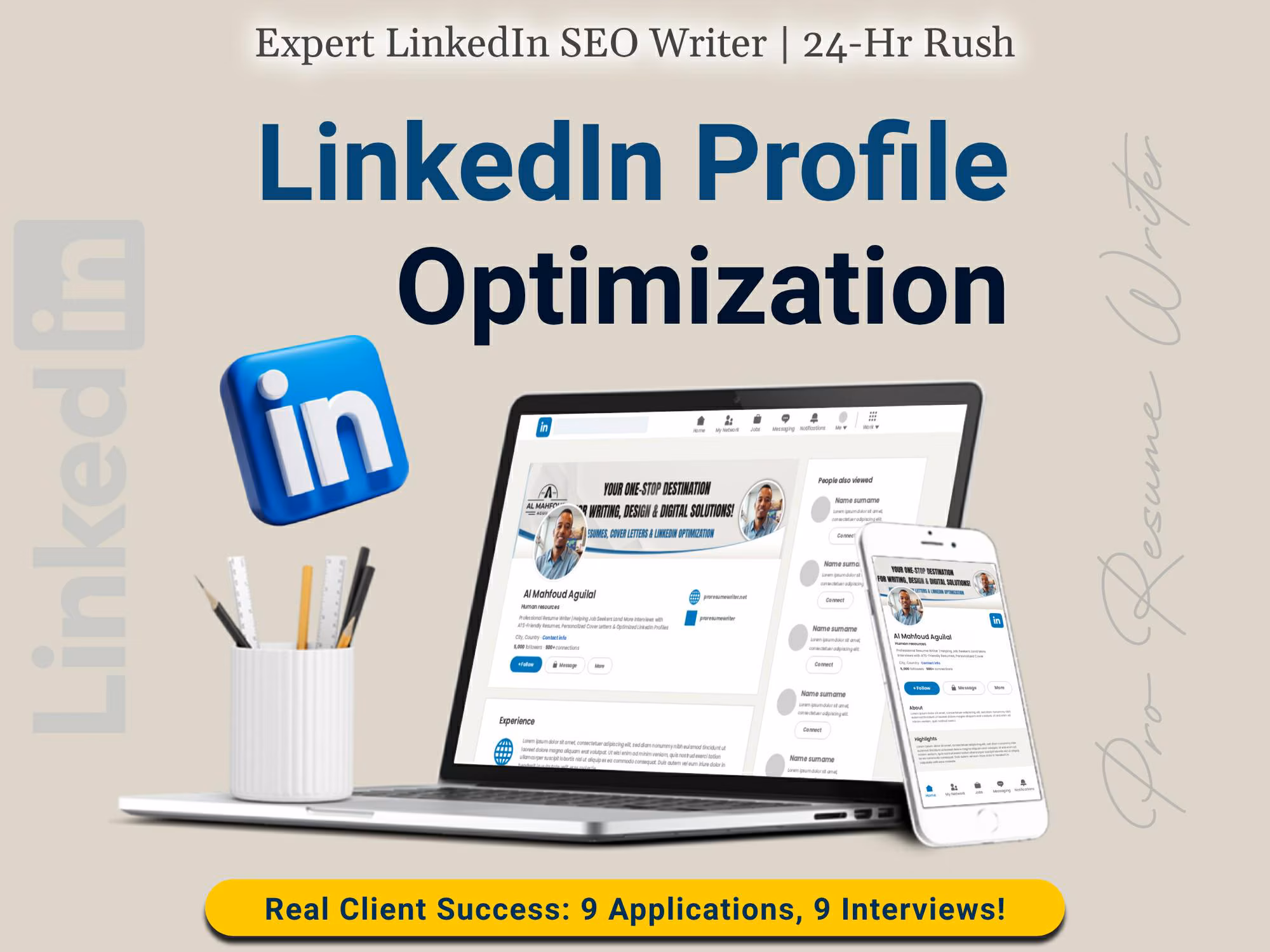 Profile Optimization & Enhancement LinkedIn Profile Building & Writing Services in Detroit ,MI 2026
