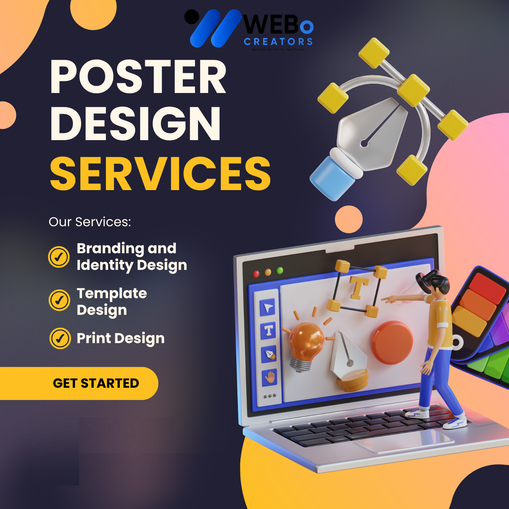 Poster Design Service | Get Powerful Advertising Poster in Detroit ,MI for Business and Events